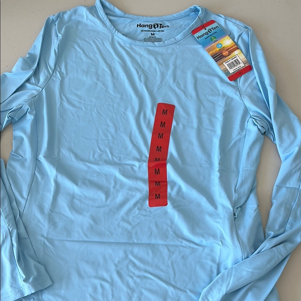 Hang Ten Sky Blue Long Sleeve Top